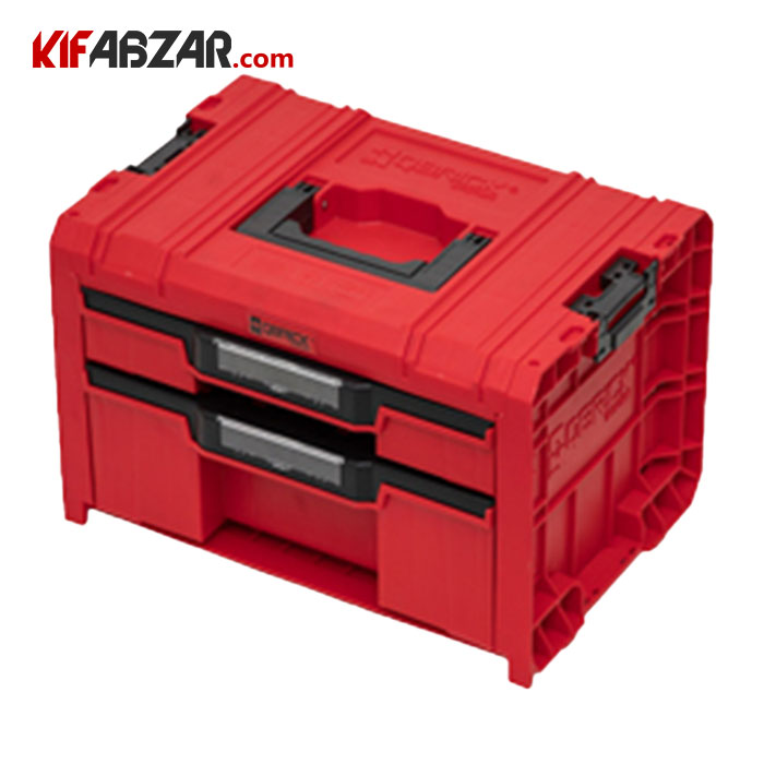 جعبه ابزار 2 کشو کیوبریک مدل Drawers 2 Red Pro Ultra HD